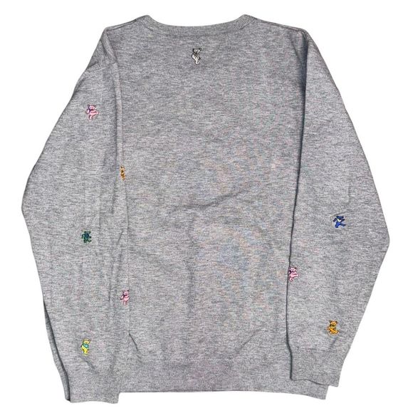 Sec 119 Grateful Dead Grey Dancing Bear Sweater size medium - Picture 5 of 8